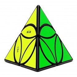 Coin Pyramid Cubo Rubik Qiyi Tetrahedron Negro Original