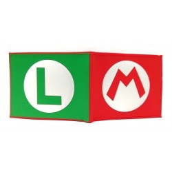 Super Mario Bros Billetera En Goma Roja