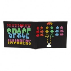 Space Invaders Billetera En Goma De