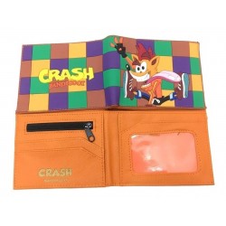 Crash Bandicoot Billetera En Goma De Caucho
