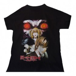 Death Note Camiseta Misa, Kira, L, Ryuk Ojos Brillantes
