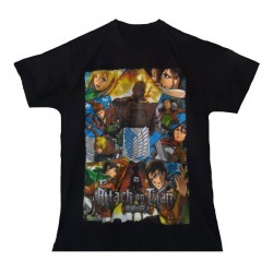 Ataque De Los Titanes Shingeki No Kyojin Camiseta Levi Eren