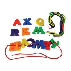 Juego Didáctico Letras Abc Para Enhebrar Ref 6033
