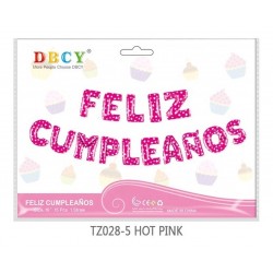 Globos Metalizados Feliz Cumpleaños Plateados 35 Cm Bombas