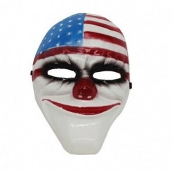Máscara Payaso Ref Mp801 Halloween Bandera Americana