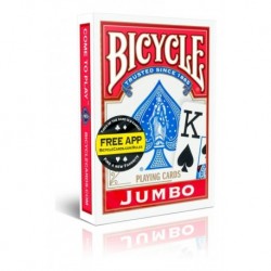 Juego De Cartas Bicycle Jumbo Index Especial Rojo
