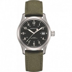 Reloj H69439363 Hamilton Khaki Green Field Officer Mechanica (Importación USA)