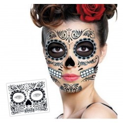 ¡ Tatuaje Temporal Calavera Catrina Dia De Los Muertos !!