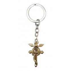 Fullmetal Alchemist Símbolo Logo Llavero Metálico Cosplay