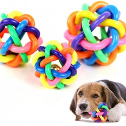 ¡ Juguete Bola Multicolor Pequeña Pelota Cascabel Mascota !!