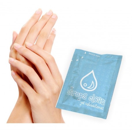 ¡ Gel Antibacterial Drops Clean Limpia Manos Paq. X50 Un !!