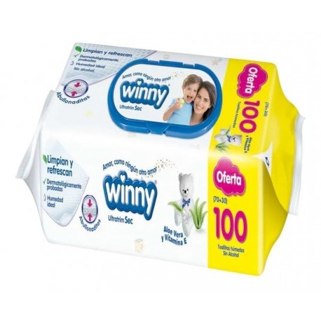 Pañitos Humedos Winny X 100 Unidades