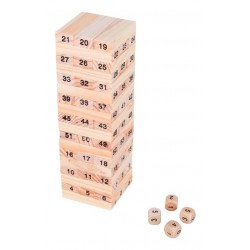 Torre Tipo Jenga Madera Bloques Juego 54 Fichas 2307-100