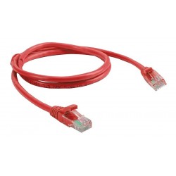 ¡ Patch Cord Cat 5e Powest 3ft (1m) Rojo Nicomar !!