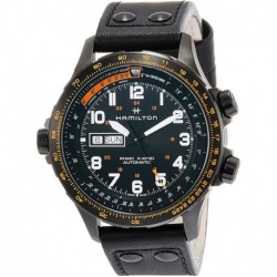 Reloj H77785733 Hamilton Khaki X-Wind Day Date Auto Black Ho (Importación USA)