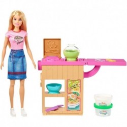 Muñeca Barbie Set Cocina De Fideos Ghk43