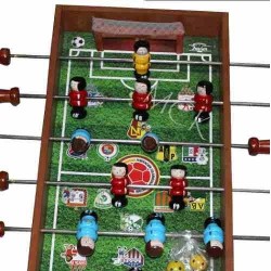 Futbolin Madera Juego Fútbol Niños Equipos Colombianos 60cm
