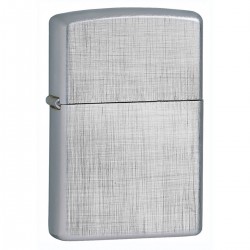 ¡ Zippo Classics Linen Weave Chrome 28181 - Plateado !!