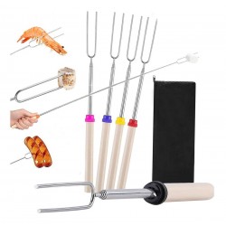 Setx4 Brocheta Bbq Extensor Chuzo Masmelo Malvavisco !!