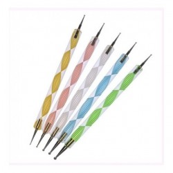 ¡ Set De 10 Punteros Dotting Pen Decoración De Uñas Nuevo !!
