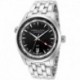 Reloj H32695131 Hamilton Jazzmaster Black Dial GMT Stainless (Importación USA)