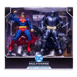 Dc Multiverse Superman Vs Batman Armored 2 Pack Mcfarlane