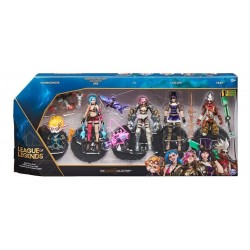 League Of Legends Jinx Vi Ekko Set 5 Figuras Spin Master