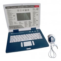 Computador Didáctico Para Niños Juguete 130 Actividades Azul