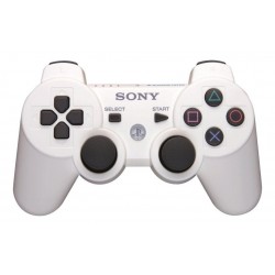 Control joystick inalámbrico Sony PlayStation Dualshock 3 blanco