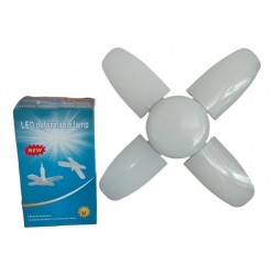 Lampara Bombillo Luz Aspas Plegable Led 60w Alta Potencia