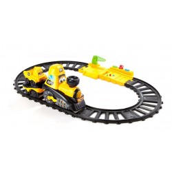 Tren Motorizado 8 Pulgadas Junior Con Pista Caterpillar