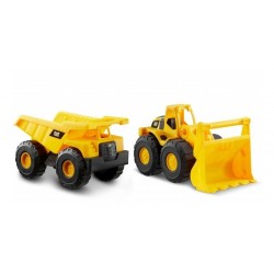 Set X 2 Volqueta Y Retrocargadora 10 X Caterpillar