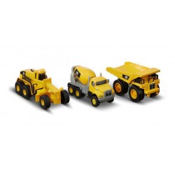 Set X 3 Maquinas 3 Pulgadas Metal Surtidos Caterpillar