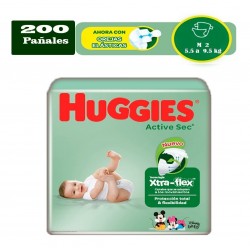 Pañal Huggies Active Sec Etapa 2 Po