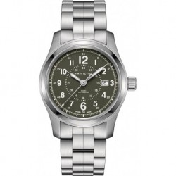 Reloj H70605163 Hamilton Silver 42mm Stainless-Steel Khaki F (Importación USA)