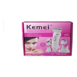 Kemei 5-en-1 Recargable De Cara Y Cuerpo