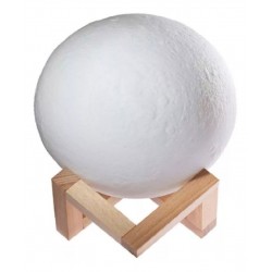 Humidificador Luna Lampara Led Difusor + 6 Esencias