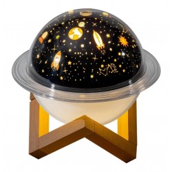 Humidificador Difusor Aromaterapia Proyector Luz Led