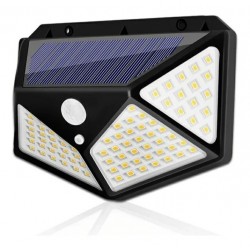 Lámpara Solar 100 Luces Led Exteriores