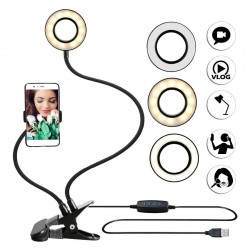 Luz Led Selfie Ring Light Soporte Celular Stand Live Stream