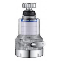 Grifo Giratorio 360 De Cocina Purificador 3 Modo