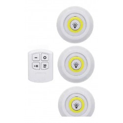 Luces Led X3 Inalámbricas Mando A Distancia