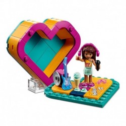 Juego Construcción Lego Amigos Andrea 41354 Caja De Corazón