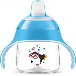 Vaso De Entrenamiento Philips Avent Pingüino Azul 7oz 200ml