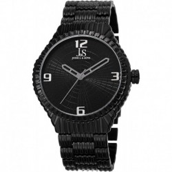 Reloj Joshua & Sons JS99BK Hombre Black Quartz with Dial and (Importación USA)