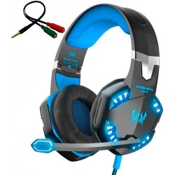 Audifonos Gamer En Diadema Kotion G2000 Microfono Usb Y Led