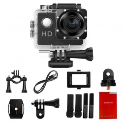Camara De Video Deportiva Resistente Al Agua Para Casco Moto