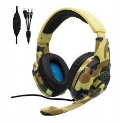 Audífonos Diadema Gamer Komc G305 Con Microfono Y Led Usb