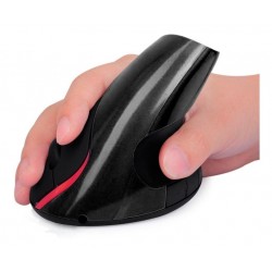 Mouse Vertical 5 D Inalámbrico Ergonómico Recargable Negro
