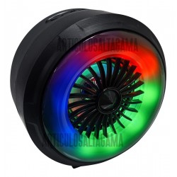 Parlante Bluetooth Portatil 5w Micro Sd Usb Aux Luces Rgb